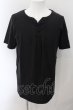 画像1: NO ID. / レースアップラウンドTシャツ 1 ブラック O-24-09-26-038-NO-ts-YM-ZT044 (1)