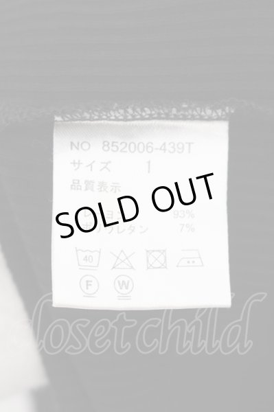 画像3: NO ID. / テレコラウンドC-N-T Tシャツ 1 ブラック O-24-09-26-039-NO-ts-YM-ZT044 (3)