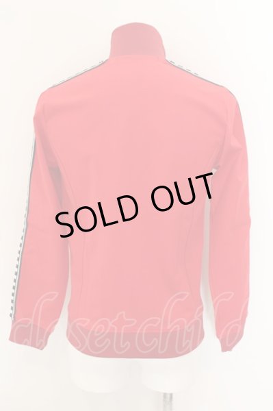 画像2: NO ID. BLACK / チェッカーフラッグライントラックジャケット 1 レッド O-24-09-26-046-NO-ja-YM-ZT066 (2)