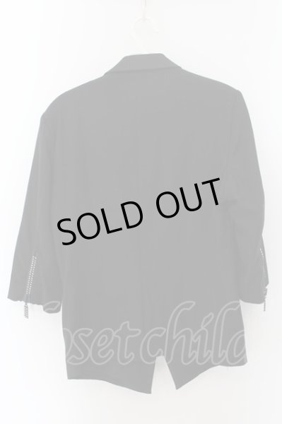 画像2: CIVARIZE / ラインストーンSSテーラードジャケット 44 ブラック O-24-09-26-005-CI-ja-YM-OS (2)