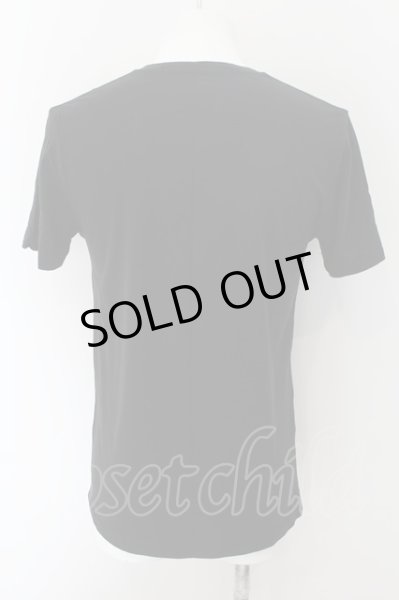 画像2: NO ID. / メッセージプリントV/N-Tシャツ 1 ブラック O-24-09-26-052-NO-ts-YM-OS (2)