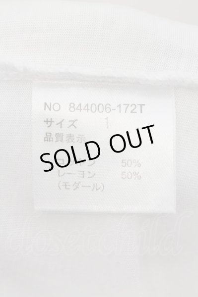 画像3: NO ID. / メッセージプリントV/N-Tシャツ 1 ホワイト O-24-09-26-059-NO-ts-YM-ZT408 (3)