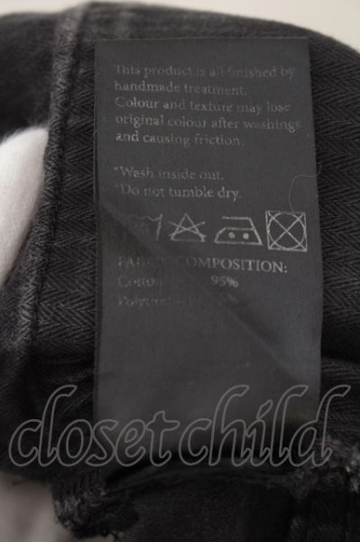 画像3: 青激-SEIGEKI- / ニークラッシュストレッチスキニーパンツ  グレー O-24-09-26-062-GE-pa-YM-ZT161 (3)