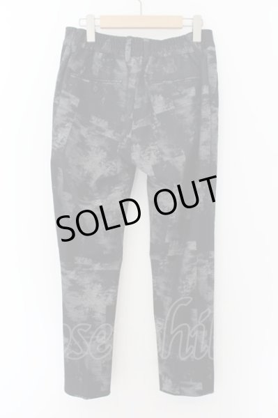 画像2: NO ID. / ストレッチジャージーアンクルイージートラウザーズパンツ 2 ブラック O-24-09-26-063-NO-pa-YM-ZT415 (2)