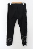 画像2: 【WINTERセール】NO ID. BLACK / ストレッチジャージートラックサイドボタンパンツ 2 ブラック O-24-09-26-064-NO-pa-YM-ZT415 (2)