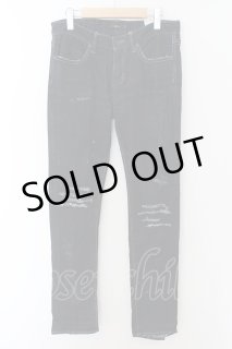 CIVARIZE ブラック スリムフィットパンツ　46 CIVARIZE ブラック スリムフィットパンツ 46