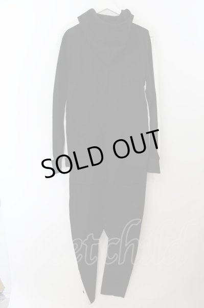 画像2: NO ID. BLACK / RNストレッチジャージーオールインワン 2 ブラックｘホワイト O-24-09-26-001-NO-ja-YM-OS (2)