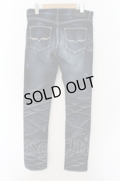 画像2: FUGA / Unplugged パール加工デニムパンツ 42 インディゴ O-24-09-26-068-FU-pa-YM-OS (2)