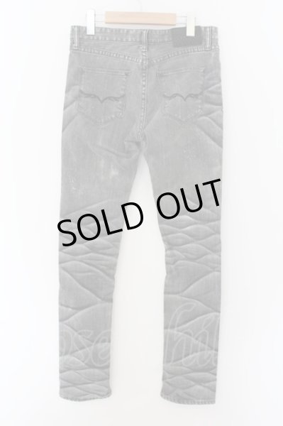 画像2: FUGA / Falsetto ケミカル加工顔料デニムパンツ 42 グレー O-24-09-26-071-FU-pa-YM-OS (2)