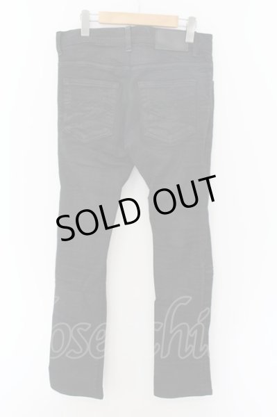 画像2: MIDAS / コーティングデストロイライダースデニムパンツ L ブラック O-24-09-26-072-MI-pa-YM-OS (2)