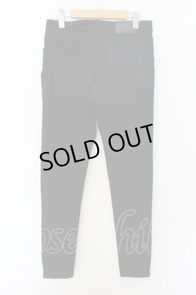 画像2: CavariA / 立体加工ストレッチスキニーデニムパンツ 46 ブラック O-24-09-26-074-Ca-pa-YM-ZT417 (2)