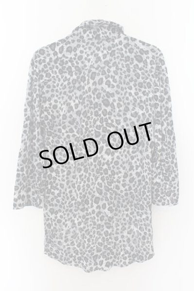 画像2: CIVARIZE / ストレッチレオパード6分袖シャツ 44 グレー O-24-09-26-008-CI-sh-YM-OS (2)