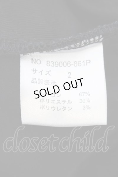 画像3: 【WINTERセール】NO ID. / ウールジャージーラップバギートラウザーズパンツ 2 ブラック O-24-09-26-078-NO-pa-YM-ZT161