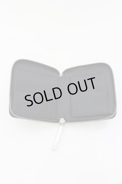 画像3: Moonage Devilment（清春） / シープレザーラウンドファスナーウォレット  ブラックｘシルバー O-24-09-26-085-MO-za-YM-OS (3)