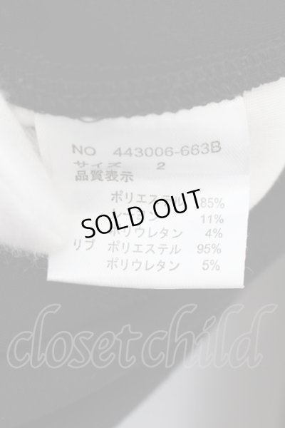 画像3: NO ID. BLACK / RNストレッチジャージーオールインワン 2 ブラックｘホワイト O-24-09-26-001-NO-ja-YM-OS