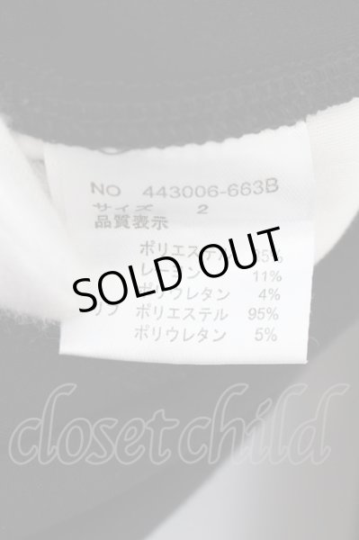 画像3: NO ID. BLACK / RNストレッチジャージーオールインワン 2 ブラックｘホワイト O-24-09-26-001-NO-ja-YM-OS (3)