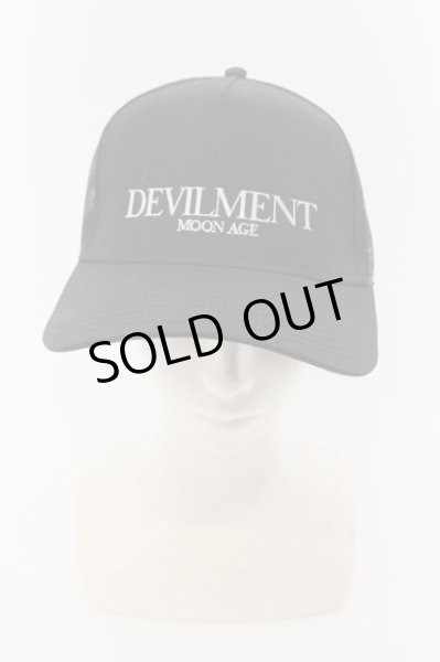 画像2: Moonage Devilment(清春) / ロゴ刺繍メッシュキャップ  ブラック O-24-09-26-100-Mo-za-YM-ZT0930B (2)