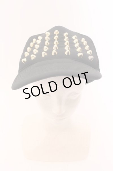 画像2: Moonage Devilment（清春） / スパイクスタッズキャップ  ブラックｘゴールド O-24-09-26-105-MO-za-YM-ZT292 (2)