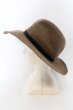 画像3: Moonage Devilment（清春） / ラビットファーロングブリムハット  ブラウン O-24-09-26-108-MO-za-YM-ZT018 (3)