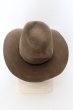 画像4: Moonage Devilment（清春） / ラビットファーロングブリムハット  ブラウン O-24-09-26-108-MO-za-YM-ZT018 (4)