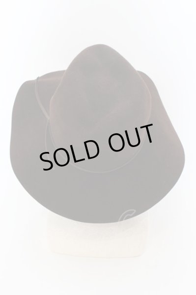 画像4: Moonage Devilment（清春） / ラビットフェルトハット  ダークブラウン O-24-09-26-109-MO-za-YM-ZT495 (4)