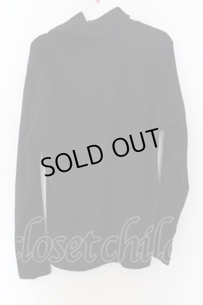 画像2: NO ID. / ビキューレラムパイルタートルネックプルオーバーニット 1 ブラック O-24-09-26-019-NO-to-YM-ZT404 (2)