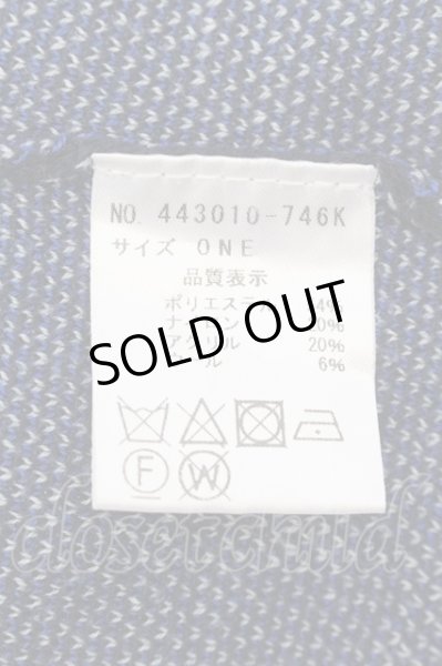 画像3: NO ID. BLACK / ＷＮニットCATドットJQ-C-Nプルオーバー ONE ネイビー O-24-09-26-020-NO-to-YM-ZT404 (3)