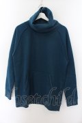 【WINTERセール】NO ID. / 起毛裏毛オフタートルPOプルオーバー 1 ブルー（グリーン系） O-24-09-26-022-NO-to-YM-ZT081
