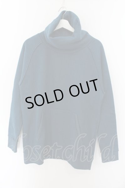 画像1: NO ID. / 起毛裏毛オフタートルPOプルオーバー 1 ブルー（グリーン系） O-24-09-26-022-NO-to-YM-ZT081 (1)