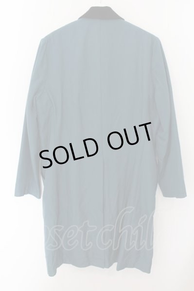 画像2: NO ID. / レイヤードWブレストチェスターコート 1 グリーンｘブラック O-24-09-26-023-NO-ja-YM-ZT081 (2)