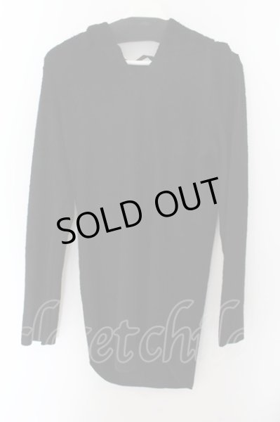 画像1: NO ID. / シャギーニットスキッパーパーカー 1 ブラック O-24-09-26-027-NO-to-YM-ZT023 (1)