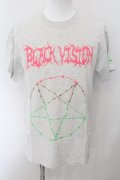 【WINTERセール】NO ID. BLACK / JSFグラデーションワイヤープリントC/N-Tシャツ 1 ライトグレー O-24-09-26-031-NO-ts-YM-ZT049