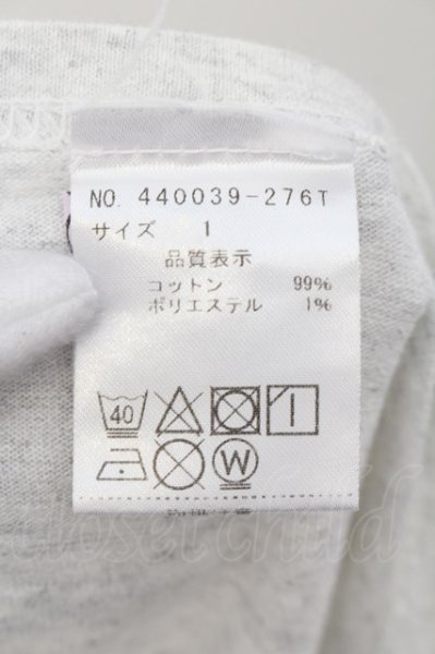 画像3: NO ID. BLACK / JSFグラデーションワイヤープリントC/N-Tシャツ 1 ライトグレー O-24-09-26-031-NO-ts-YM-ZT049 (3)