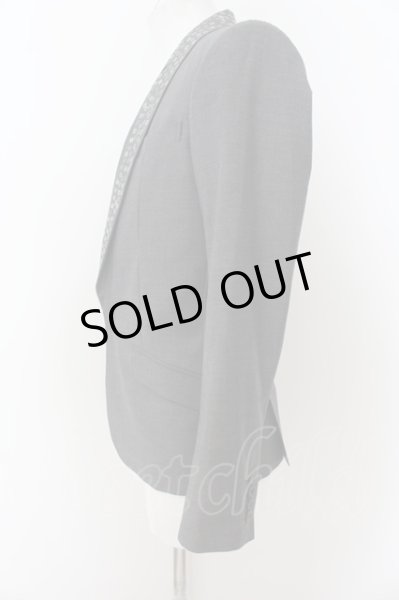 画像2: NO ID. / スタッズ1Bジャケット 1 グレー O-24-09-27-027-NO-ja-OW-ZT505 (2)