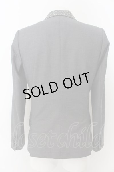 画像3: NO ID. / スタッズ1Bジャケット 1 グレー O-24-09-27-027-NO-ja-OW-ZT505 (3)