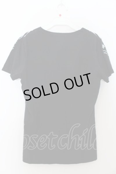 画像2: NO ID. / ペイズリー柄Tシャツ 1 ブラック O-24-09-27-029-NO-to-OW-ZT502 (2)