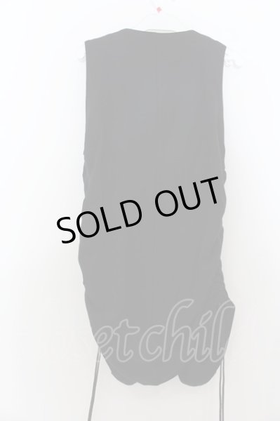 画像2: 5351 POUR LES HOMMES / サイドドロストジレ 2 ブラック O-24-09-27-030-53-to-OW-ZT088 (2)