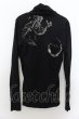 画像2: CIVARIZE / プリントタートルネックカットソー 44 ブラック O-24-09-27-033-CI-to-YM-ZT088 (2)