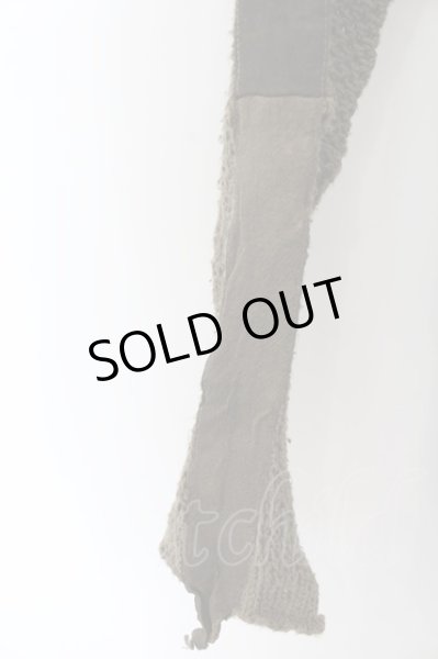 画像3: LGB / ZIP UP/STD KNIT パッチスカルローゲージニット 1 カーキ O-24-09-27-004-LG-to-YM-OS (3)