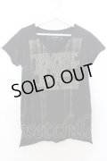 KMRii / Print Tシャツ  ブラック O-24-09-27-034-KM-ts-YM-OS
