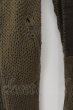 画像4: LGB / ZIP UP/STD KNIT パッチスカルローゲージニット 1 カーキ O-24-09-27-004-LG-to-YM-OS (4)