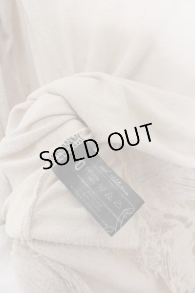 画像5: 14th Addiction / ダメージVネックプリントカットソー 0（レディース） ベージュ O-24-09-27-037-14-to-YM-OS (5)