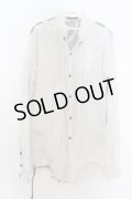 KMRii / Print Tuck Shirt　シャツ 1 ライム O-24-09-27-041-KM-sh-YM-OS