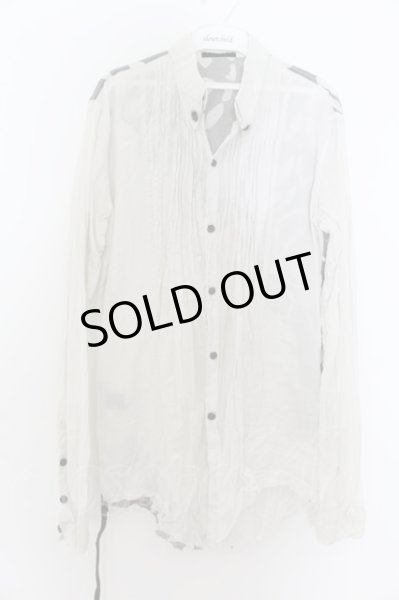 画像1: KMRii / Print Tuck Shirt　シャツ 1 ライム O-24-09-27-041-KM-sh-YM-OS (1)