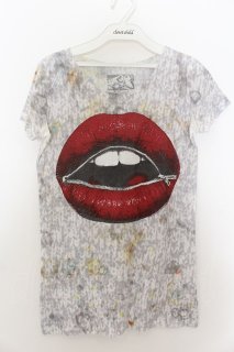 MAXSIX hyde リップ ホワイト ロンT MAXSIX hyde リップ ホワイト ロンT