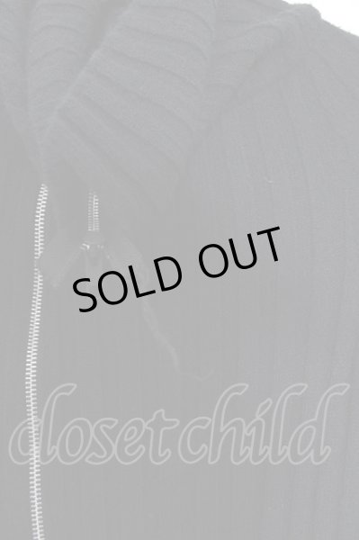 画像3: LGB / 4ｘ4/ZIP UP-2/M リブハイネックニット【メンズ1】 1 ブラック O-24-09-27-005-LG-to-YM-OS (3)