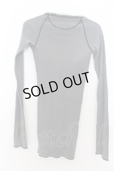 画像3: LGB / HARD RIB/LSC　テレコカットソー 0（レディース） チャコールグレー O-24-09-27-046-LG-to-YM-OS (3)