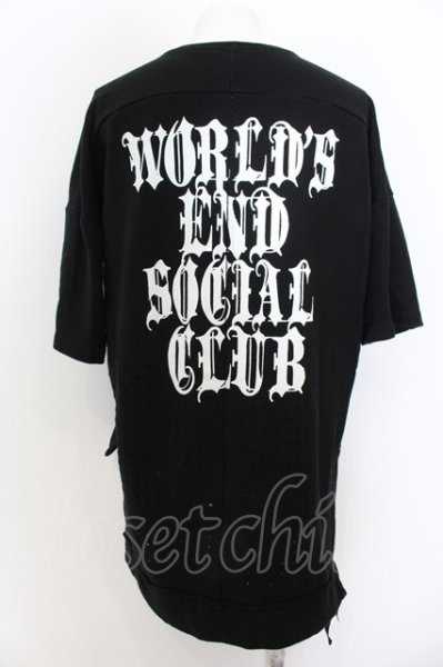 画像1: KMRii / World's End Social Club S/Sトップス ONE ブラック O-24-09-27-047-KM-sh-YM-ZT232 (1)