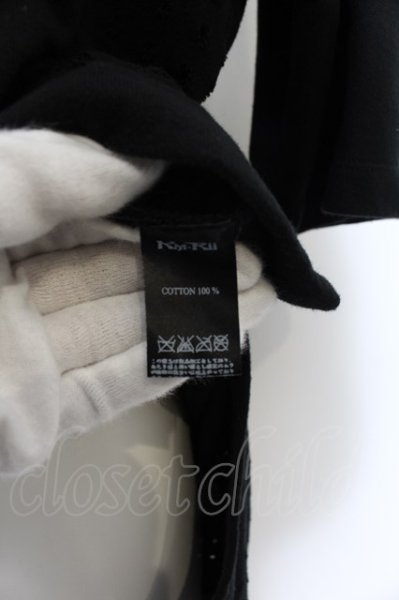 画像4: KMRii / World's End Social Club S/Sトップス ONE ブラック O-24-09-27-047-KM-sh-YM-ZT232 (4)