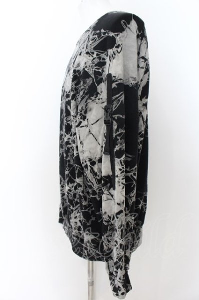 画像3: KMRii / TIE DYE BAMBOO PULLOVER トップス 2 ブラック O-24-09-27-048-KM-sh-YM-ZT071 (3)